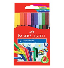 10-Pieces Connector Pen Colouring Set